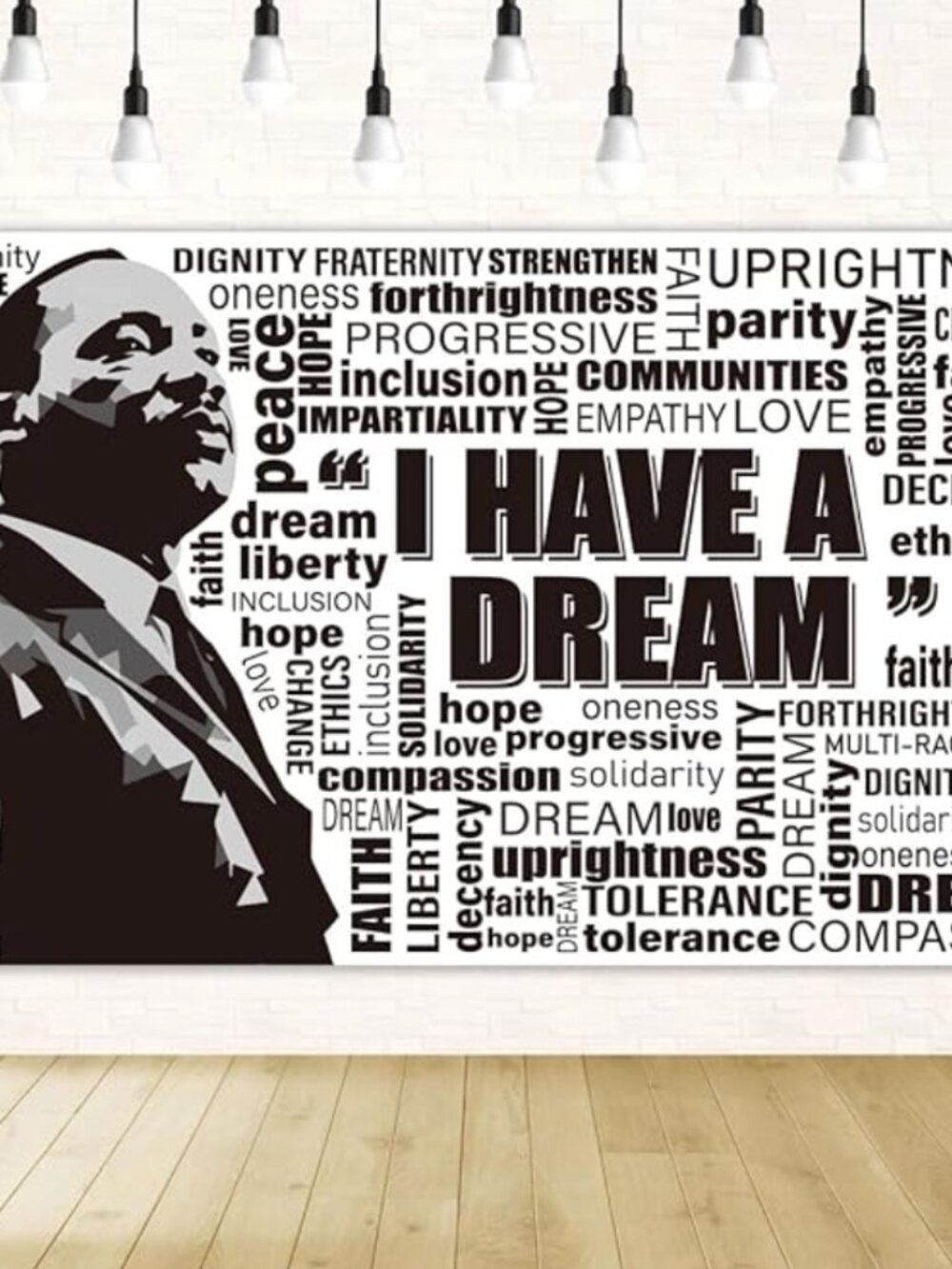 Martin Luther King Jr Equal Rights Decorative Banner